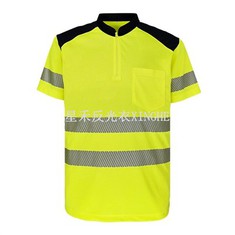 Reflekterende T-skjorte med stativ krage